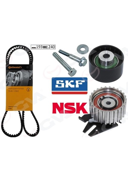 Eksantrik Gergi Kiti Fıat Doblo 01 Brava 96 01 Bravo 96 01 Palıo 00 Marea 96 1.9td 193X240
