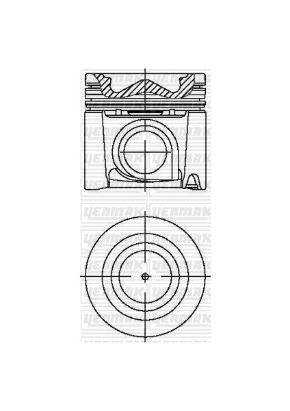 Motor Piston Segman Std 88.00 Ducato-Daıly-Karsan 2.3 Jtd 11 F1AE3481E