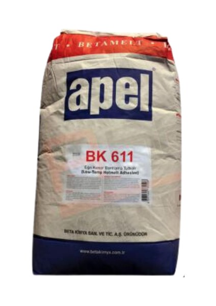 Apel Eğri Kenar Bantlama Tutkalı BK611 25 kg Craft Ambalaj