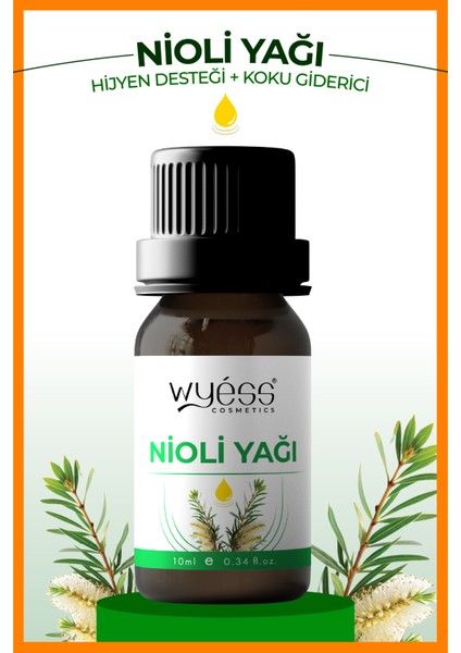 Nioli Yağı- Genital Bölge Hijyen Desteği ve Koku Önleyici Saf ve Doğal 10 ml