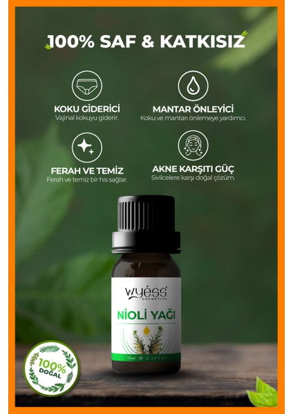 Nioli Yağı- Genital Bölge Hijyen Desteği ve Koku Önleyici Saf ve Doğal 10 ml fiyatları