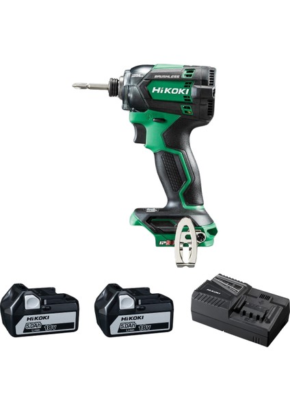 WH18DC-5.0 18V/5.0AH 210NM Çift Akülü Şarjlı Darbeli Vidalama