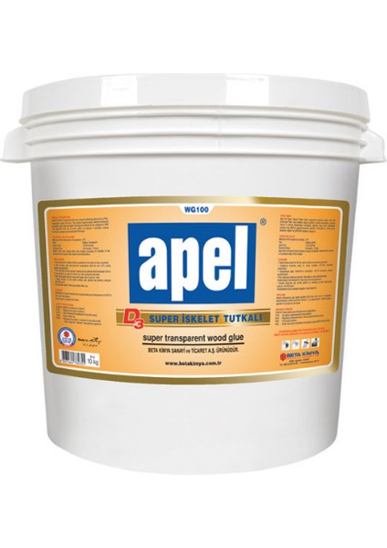 Apel D3 Süper İskelet Tutkalı 10 Kg