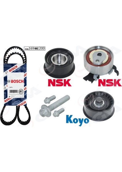 Eksantrik Gergi Kiti 169X200 Astra F-Corsa B-Vectra B 1.4i-1.6i-1.8i 16V X14XE-X16XEL-X18XE