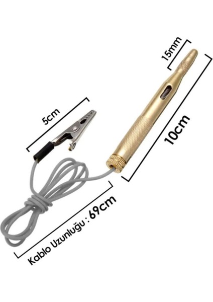 12 V Araç Kontrol Kalemi Timsah Ağızlı fırsatları