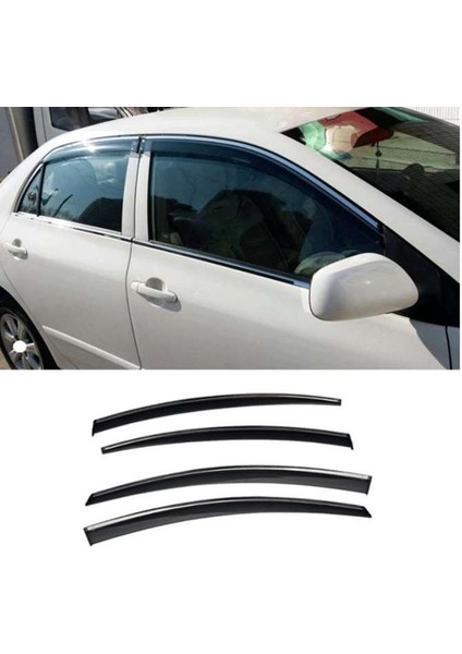 Toyota Corolla Uyumlu 2007 2012 Kromlu Cam Rüzgarlığı Ithal