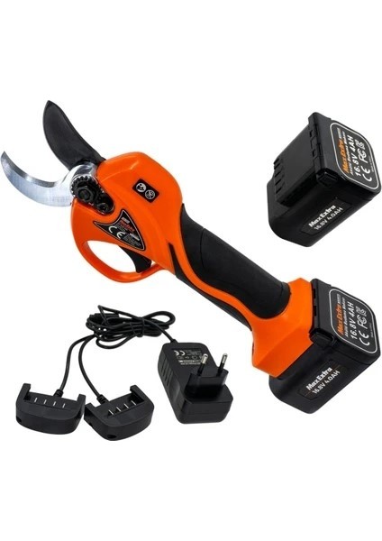 Budama Makası Şarjlı Çift Akülü Max-Extra MX8035