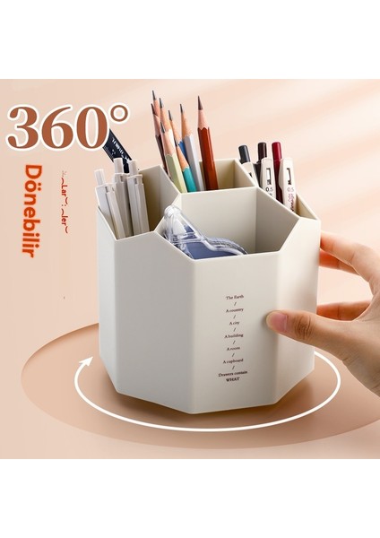 Çok Fonksiyonlu Büyük Kapasiteli Masaüstü Düzenleme Kişiselleştirilmiş Yaratıcı Kalem Tutucu (Yurt Dışından) modelleri