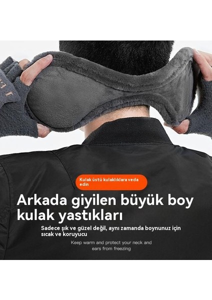 Kış Erkek Kalın Peluş Sıcak Kulaklıklar (Yurt Dışından)