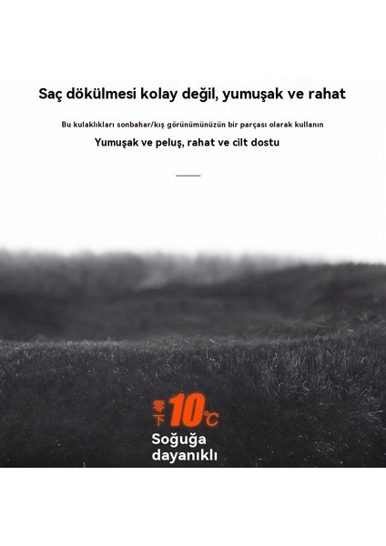 Kış Erkek Kalın Peluş Sıcak Kulaklıklar (Yurt Dışından)