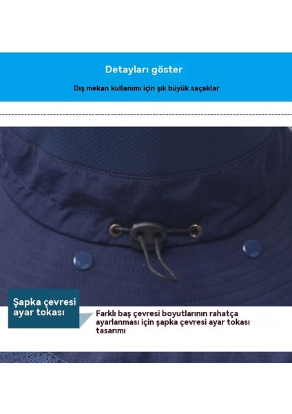 Yüz Maskesi ile Yaz Açık Havada Çabuk Kuruyan Erkek Güneş Şapkası (Yurt Dışından) fırsatları