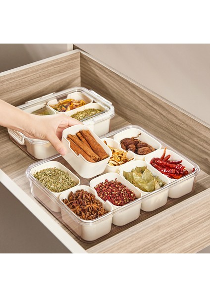 Ev Mutfak El Sekiz Bölmeli Baharat Saklama Sebzeliği (Yurt Dışından) modelleri