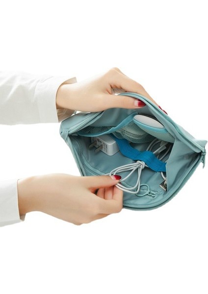 Seyahat Iş Dijital Saklama Çantası Çok Fonksiyonlu Güç Kaynağı Veri Kablosu Kozmetik Çantası Taşınabilir Komple Paket (Yurt Dışından) fiyatları