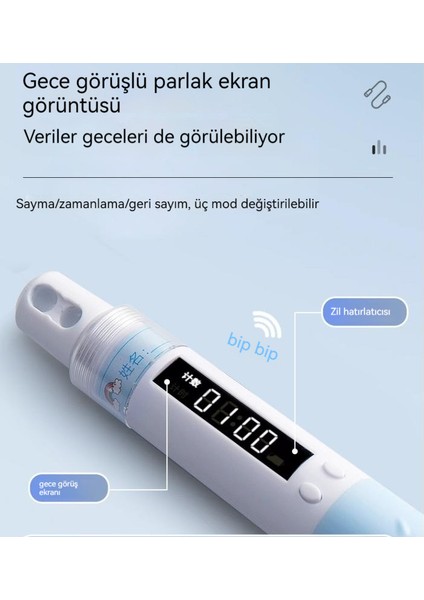 Ilkokul Öğrencileri Için Çocuk Sayma Ayarlanabilir Spor Fitness Ipi (Yurt Dışından)