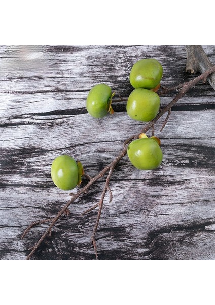 Trabzon Hurması Şeklindeki Simüle Edilmiş Meyve Kurutulmuş Dallar Simüle Edilmiş Çiçek Süslemeleri (Yurt Dışından)