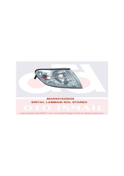 Sinyal Lambası Sol Starex