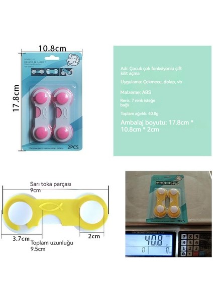 Ev Çekmecesi Bebek Sıkışma Önleyici El Emniyet Kilidi (Yurt Dışından) fiyatları