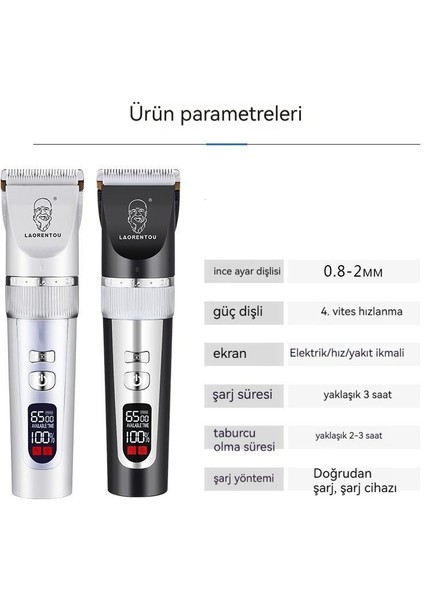 Erkek Şarj Edilebilir Yetişkin Saç Kesme Makinesi (Yurt Dışından) modelleri
