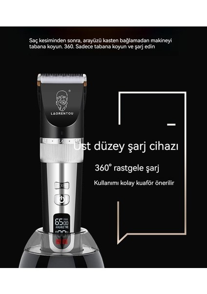 Erkek Şarj Edilebilir Yetişkin Saç Kesme Makinesi (Yurt Dışından) fırsatları