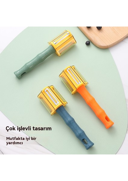 Ev Mutfağında Üçü Bir Arada Meyve ve Sebze Soyucu (Yurt Dışından)