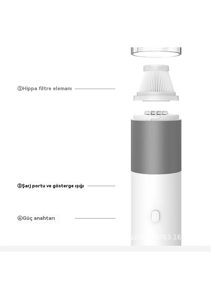 Araba El Kablosuz Taşınabilir Elektrikli Süpürge (Yurt Dışından) modelleri