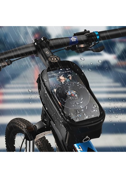 Bisiklet Dağ Bisikleti Cep Telefonu Dokunmatik Ekran Su Geçirmez Saklama Çantası (Yurt Dışından) modelleri