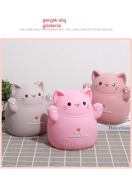 Ev Karikatür Masaüstü Sevimli Kedi Kumbara Süsleme (Yurt Dışından) modelleri