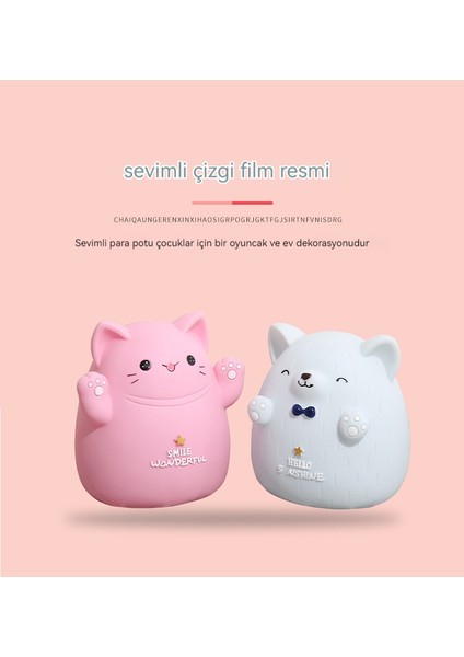 Ev Karikatür Masaüstü Sevimli Kedi Kumbara Süsleme (Yurt Dışından) fırsatları