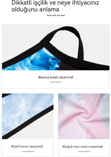 Yaz Açık Hava Bisiklet G01 Buz Ipek Kulağa Monte Güneş Koruma Maskesi (Yurt Dışından)