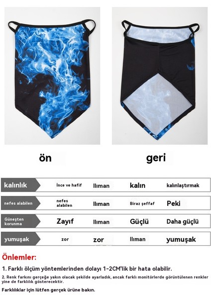 Yaz Açık Hava Bisiklet G01 Buz Ipek Kulağa Monte Güneş Koruma Maskesi (Yurt Dışından)