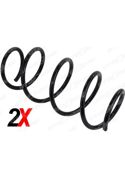 Helezon Yay On Renk Kodu: 2 x Kırmızı Mercedes C-Class W204 S204