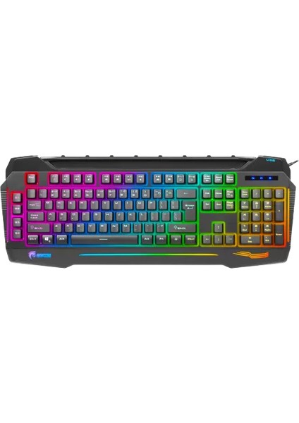 Klavye GK702-RGB Black Kablolu Multımedya Q Tr