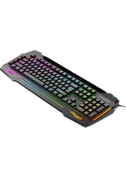 Klavye GK702-RGB Black Kablolu Multımedya Q Tr