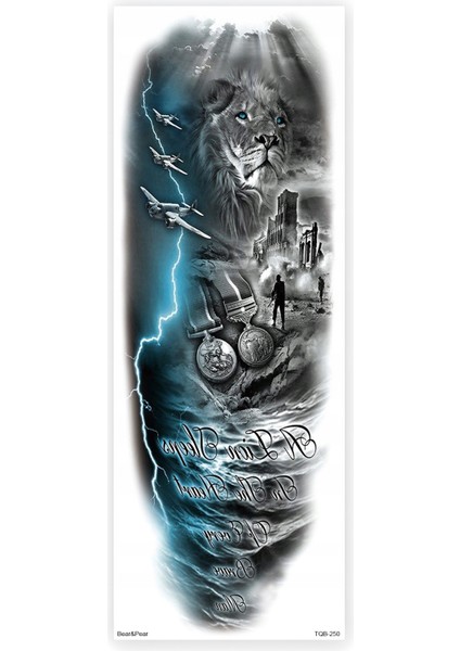 Honor Kol Kaplama Geçici Dövme Kol Dövmesi