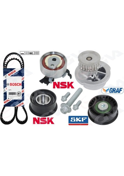 Devirdaimli Eksantrik Gergi Kiti Astra F-Corsa B-Vectra B 1.4i-1.6i-1.8i 16V X14XE-X16XEL-X18XE