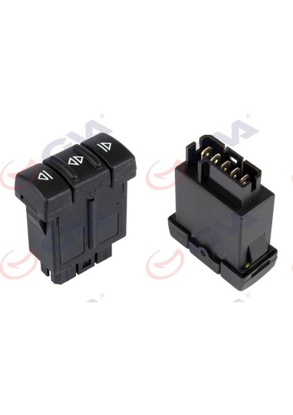 Cam Açma Anahtarı Sol Renault 19 - Master Tekli