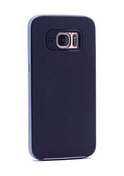 Galaxy Note 5 Kılıf Kenarları Renkli Ince Karbon Mono Silikon Kapak