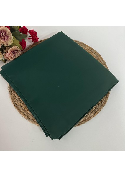 Koyu Zümrüt Medine Ipeği Eşarp MEB0204