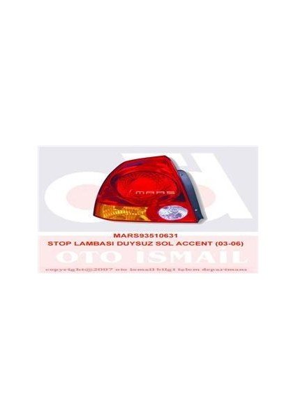 Stop Lambası Duysuz Sol Accent 03-06