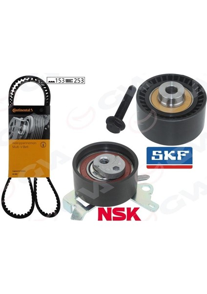Eksantrik Gergi Kiti 153X254 P206-307-406-407-807-C4-C5-C8-JUMPY-XSARA 1.8 16V-2.0 16V K015528XS