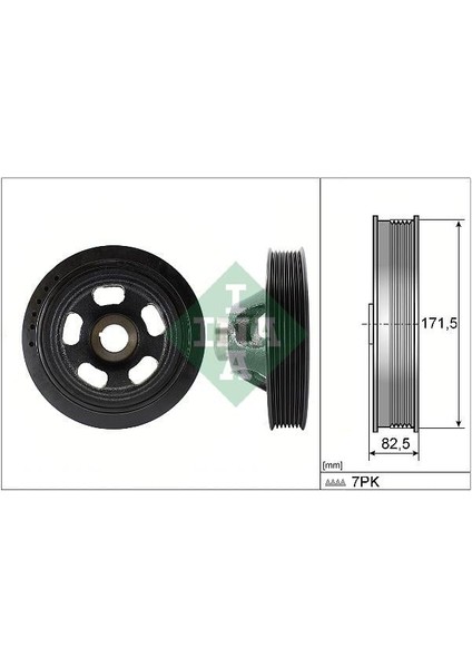 544014410 Krank Kasnagı Mercedes M271 W203 S203 W204 S204 CL203 C209 W211 R171