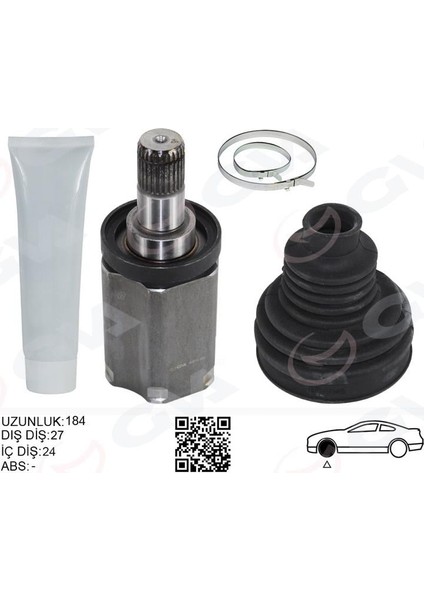 Aks Mılı Ön Iç Sol Bmw F20 F30 F32 F34 F36 F10 F12 F13 F06 F07 F01 E70 F15 E71 E72 Xdrıve Sanzıman Tarafı Uzunluk- 184MM