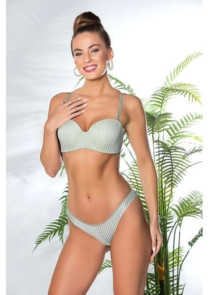31761 Bayan Straplez Lotus Sütyen ve Külot Takım