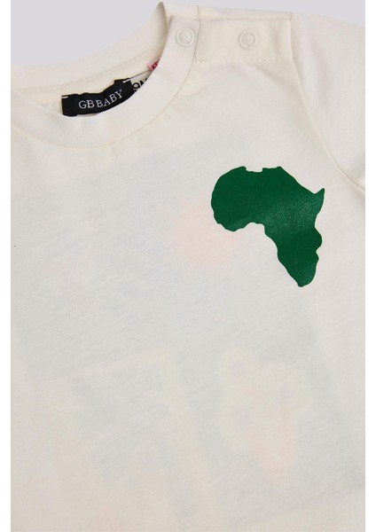 Bg Store Erkek Bebek Ekru Tshirt modelleri