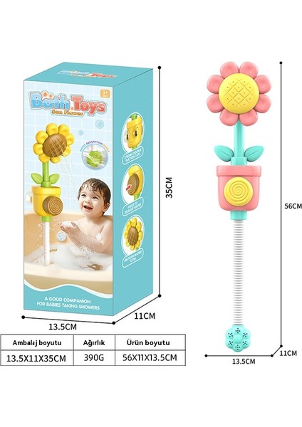 Çocuklar Yaz Banyo Ayçiçeği Duş Eğitici Oyuncaklar (Yurt Dışından) fırsatları