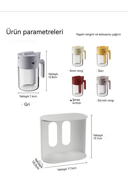 Ev Baharat Bağımsız Tasarım Kaşık Ayırma Baharat Kutusu (Yurt Dışından)