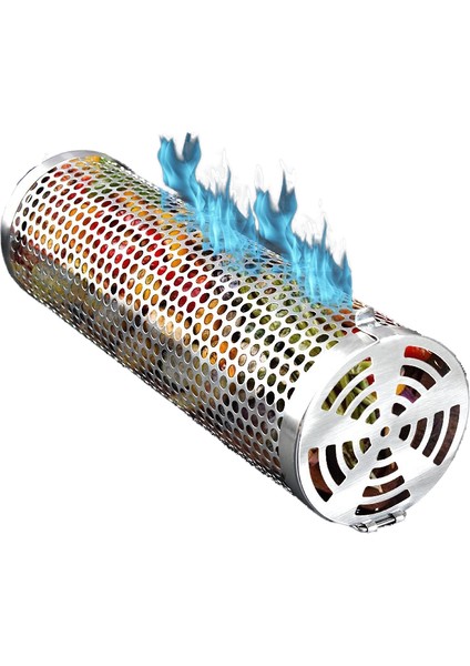 Açık Taşınabilir Döner Barbekü Silindiri (Yurt Dışından)