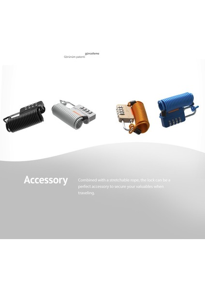 Yeni Konsept Renk Eşleştirme Çok Amaçlı Bagaj Dolabı Şifreli Asma Kilit (Yurt Dışından) fiyatları