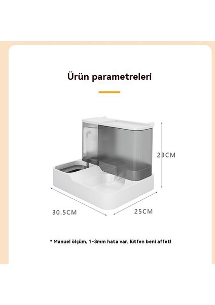 Kedi Otomatik Besleyici Su Sebili (Yurt Dışından)