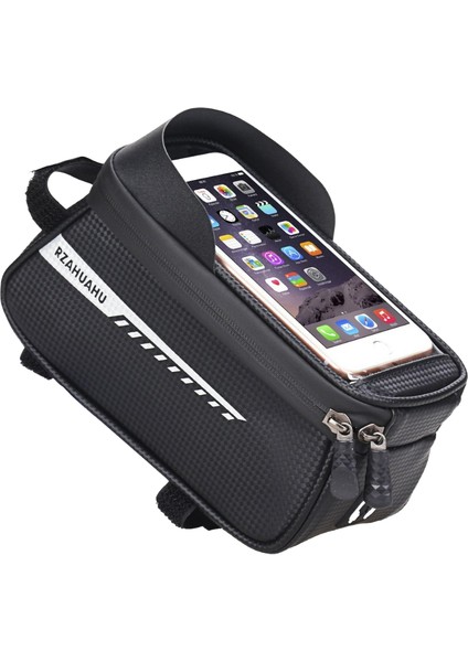 Dokunmatik Ekranlı Bisiklet Ön Kiriş Su Geçirmez Cep Telefonu Saklama Çantası (Yurt Dışından)